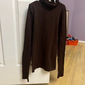 Nikibiki Women's Brown Turtleneck